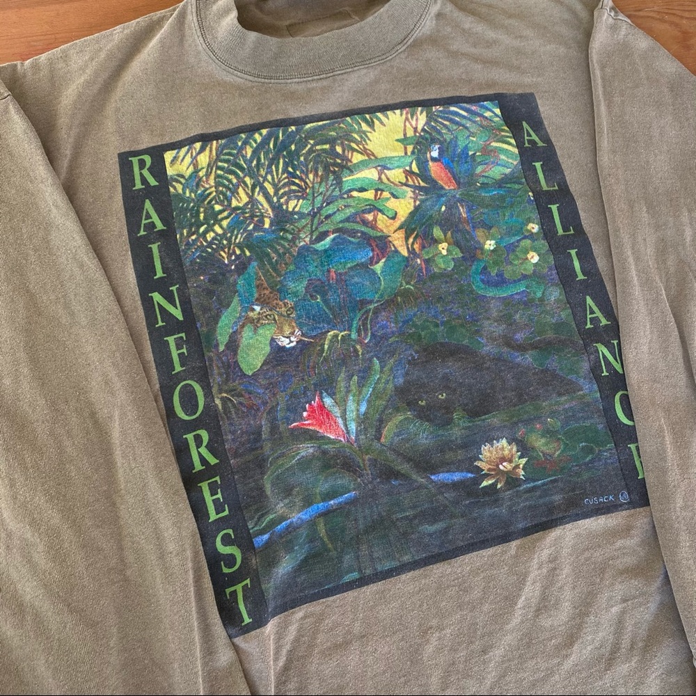 Vintage Rainforest Alliance Long Sleeve tee